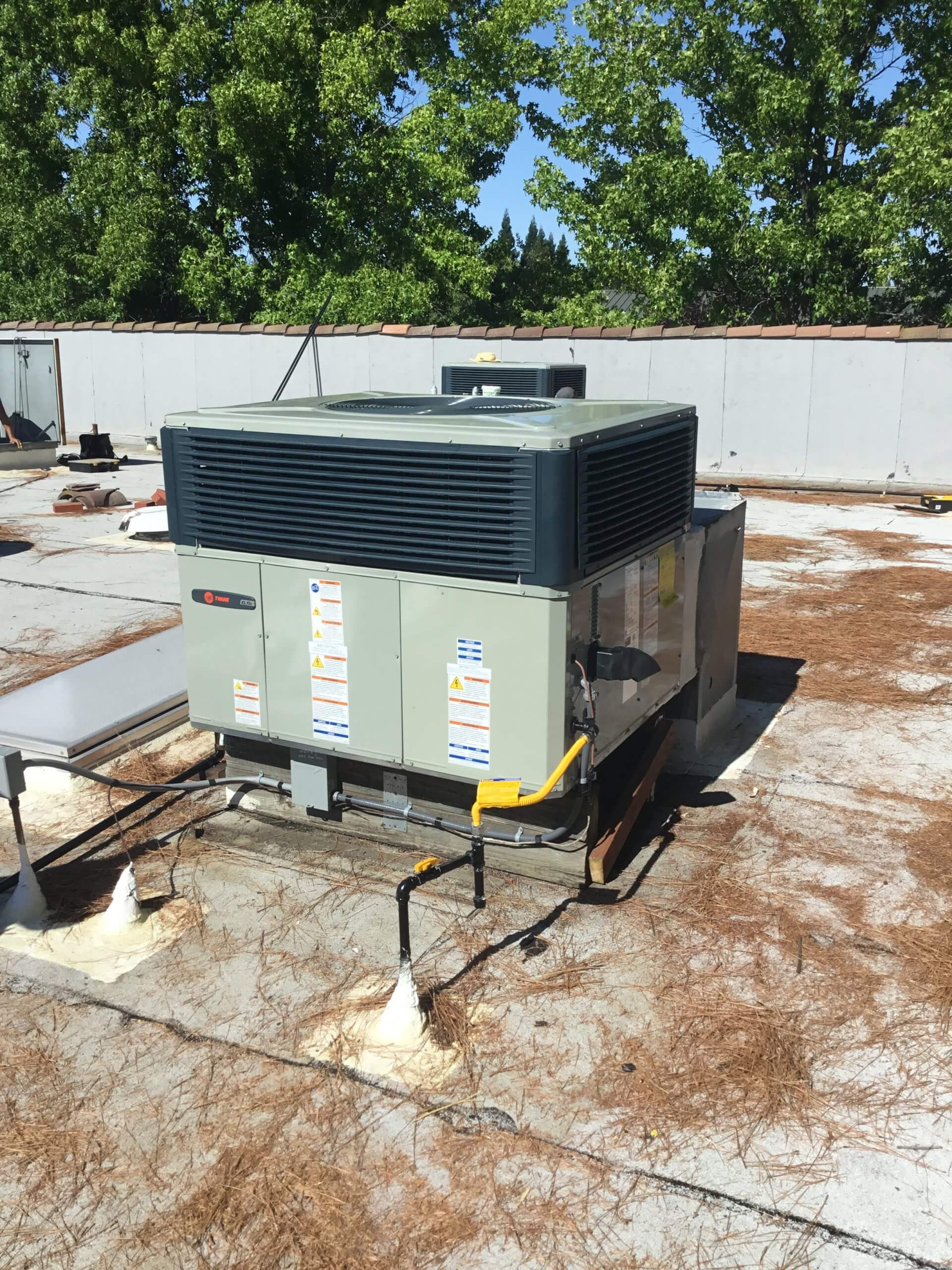 Commercial AC repair and replacement by Crystal Blue