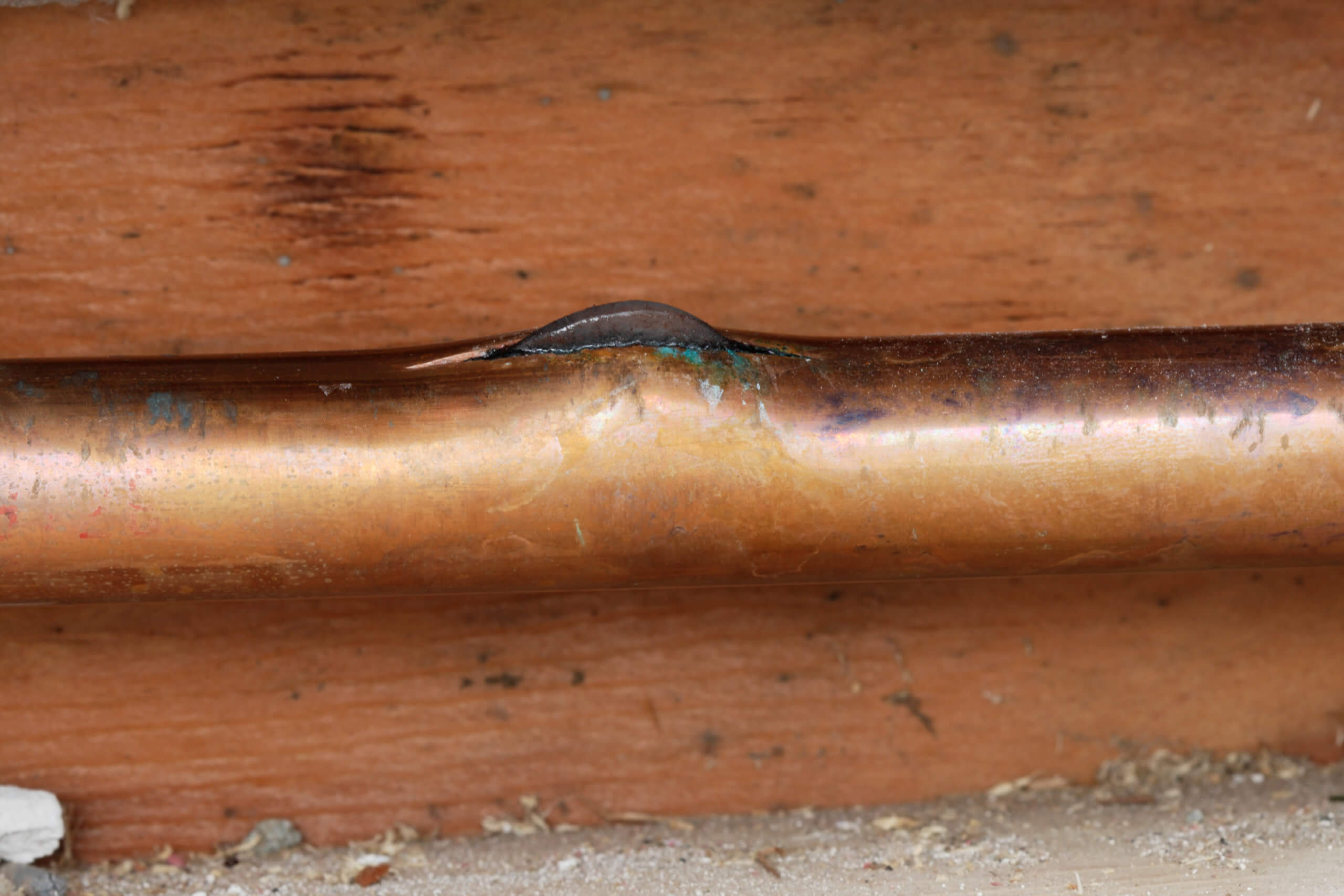 copper pipe repair in Folsom, CA from crystal blue