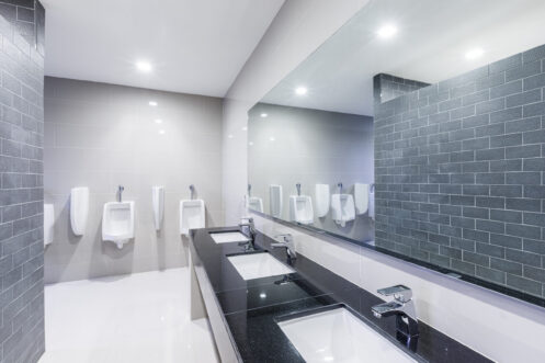Commercial bathroom in Sacramento